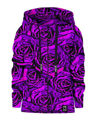 Bluza Zamek Dziewczynka DR.CROW Purple Roses, DrCrow