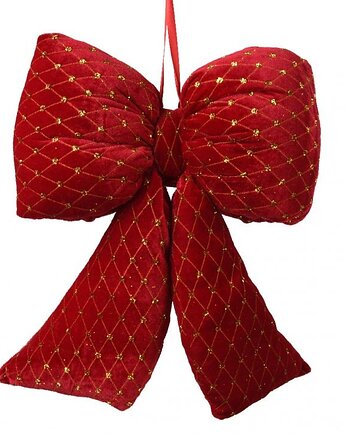 Kokarda glamour czerwona  37x33x11 cm, MIA home