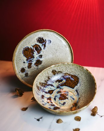 Ceramiczna miska lunchowa PRZEPIÓRKA, Naturalnie, Z Gliny
