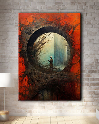 Melancholia - Obraz na płótnie - Druk, Blejtrama - Impresjonizm, Loft #8, Black Sapphire Art