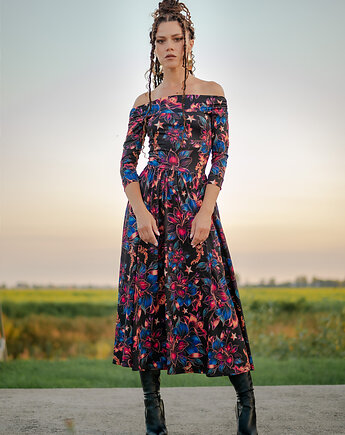 Sukienka - Sandy Midnight Flower, milita nikonorov