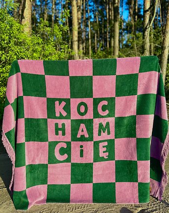 KOC XL KOCham cię lawendowo-zielony, CZŁOWIEK KOC