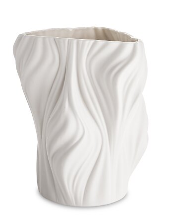 Wazon porcelanowy 20,5x16,5x16,5 cm IRREGULAR biały, MIA home