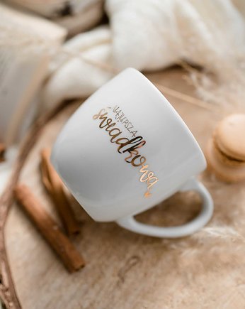 Kubek 300 ml - Najlepsza świadkowa ZŁOTY NAPIS, Nadzwyczajnie