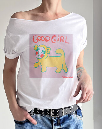 Good Girl Biały oversize, ONE MUG A DAY