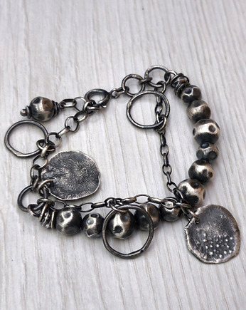 Chaos - bransoleta srebrna, Zofia Gladysz