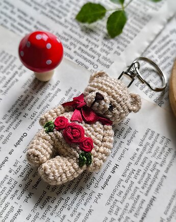 Breloczek Miś Bordo Rose, Moremi Dolls