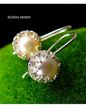 LEA - Kolczyki - Perły Srebro, Kuźnia Nehesi