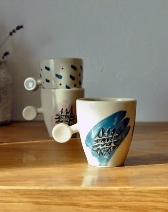 Filiżanka malowana w szlify, Pietkiewicz Design