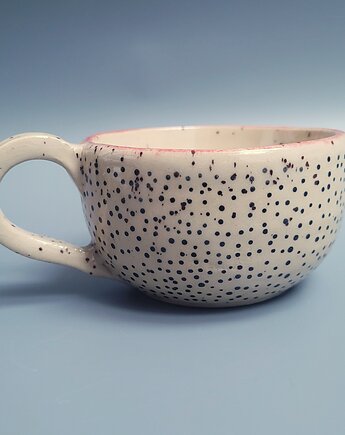 Kubek w kropki 100 ml, White Cup