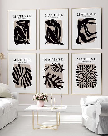 Zestaw 6 plakatów 50x70 cm Matisse - gotowa ściana, HOG STUDIO