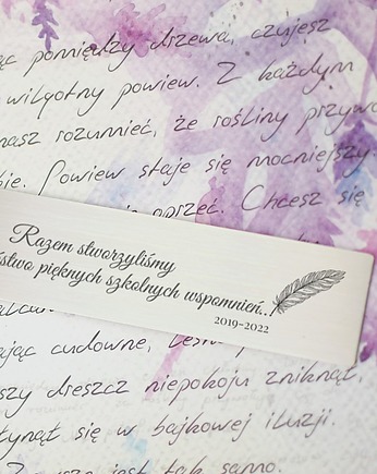 Dla nauczyciela - SZKOLNE WSPOMNIENIA..., Hundred Bookmarks