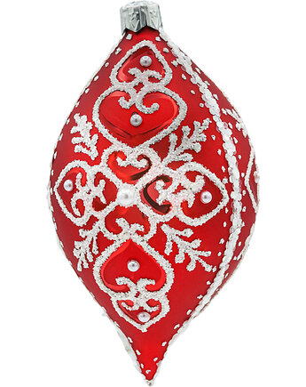 Bombka owalna szklana: Koronkowa Łezka, Syn Bombkarza