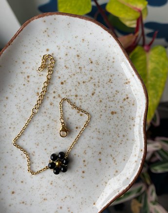 Bransoletka  kwiatek łańcuszek, Panji Handmade