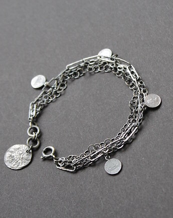 Bransoletka łańcuszkowa z monetami, fado