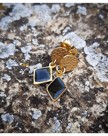 Czarne kolczyki Dolci, Figa handmade accessories