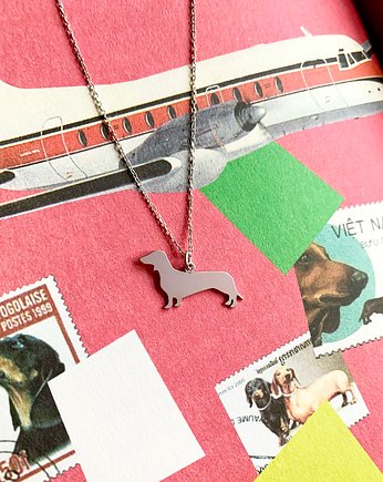 Wyprzedaż wzoru -25% Jamnik- Naszyjnik- Piesek, BOSKE