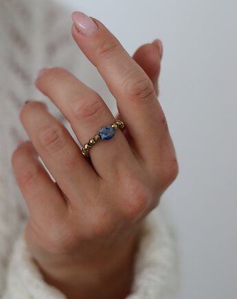 Pierścionek lapis lazuli, CALME