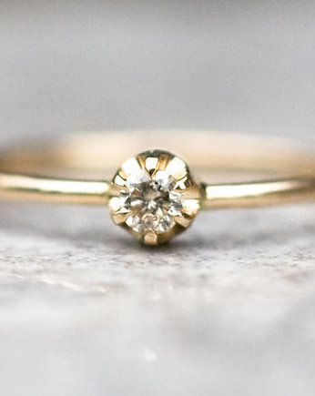 Pierścionek zaręczynowy z brylantem 0.03ct, ARPELC
