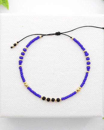 Bransoletka koralikowa Minimal - Light Violet, Ilovehandmade