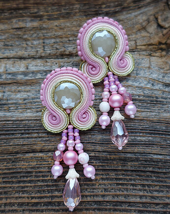 Cukierkowe kolczyki soutache, Mró Soutache