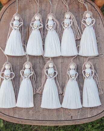 Aniołki 10 sztuk / podziękowanie / komunia /chrzest, manufaktura_wadoshka