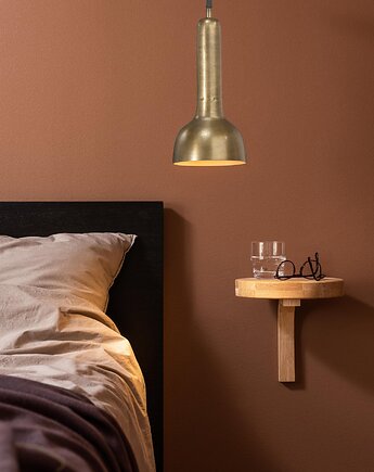 Stylowa lampa wisząca Bainbridge  z mosiądzu, Elado
