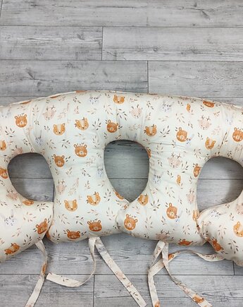 Poduszka do karmienia trojaczków, prezent dla trojaczków, Enitka Sweet Baby Room