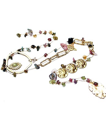 Sautoir /Turmaliny/ 08.01.26 - długi naszyjnik, KiKa pracownia