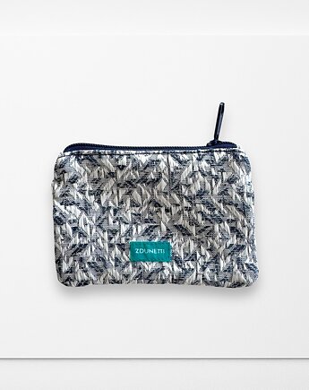 Portfelik mini - melanż granatowy