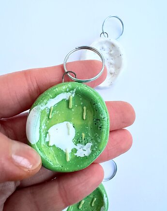 Kamień antystresowy, worry stone , miziak, breloczek, naszyjnik, Glina & Lina