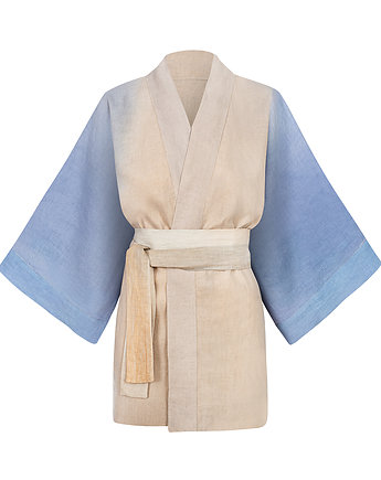 NASTROJE - lniane kimono ręcznie malowane, Ewa Zwolinska