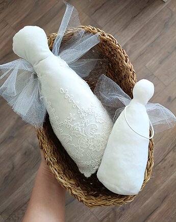 Zestaw dwóch aniołów -  prezent, ozdoba pokoju personalizowany, Little Angels