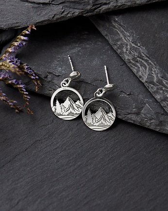 Kolczyki srebrne z górami, Szkatułka Emi