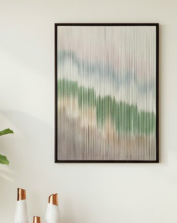 Makramowy obraz w ramie FOREST, design and play