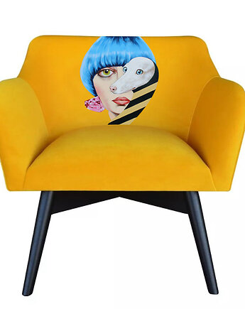 Fotel POP-ART Dog Lady, Happy Barok