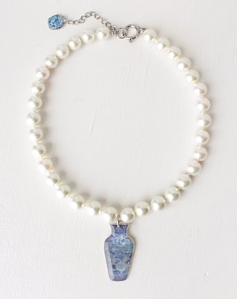 Naszyjnik WAZA na perłach, Flores Jewellery