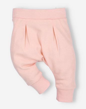 Spodnie niemowlęce FLOWERS z bawełny organicznej dla dziewczynki, Nini