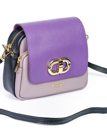 Torebka skórzana na ramię - crossbody - 3 kolory  (7165), BOSCCOLO