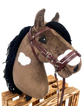 Hobby Horse  VIP - brązowy w łatki A2-A5, KHT ARIA