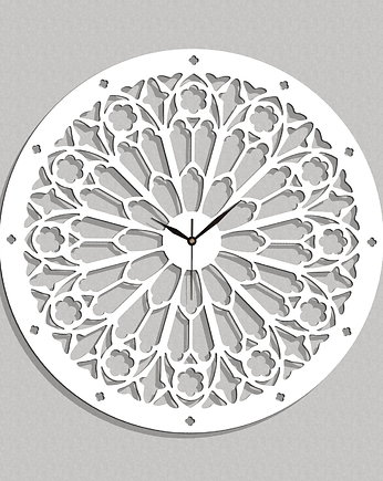 Dekoracyjny zegar ażurowy, NOTRE DAME, GOTHIC STYLE, VINTAGE, 60 cm, ORNAMENTI