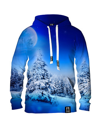Męska Bluza z kapturem DR.CROW Winter Moon Night, DrCrow