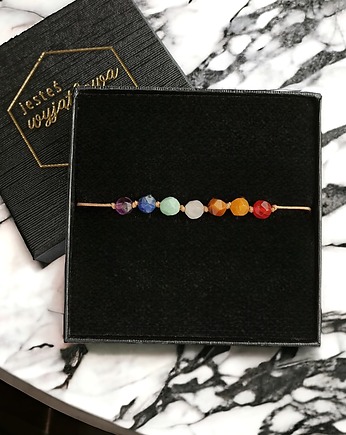 PREMIUM:: chakra bracelet :: wszystkie czakry, kaktusia