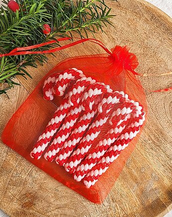 Zestaw: ozdoby na choinkę candy cane - Laski Cukrowe 6szt., ACTP