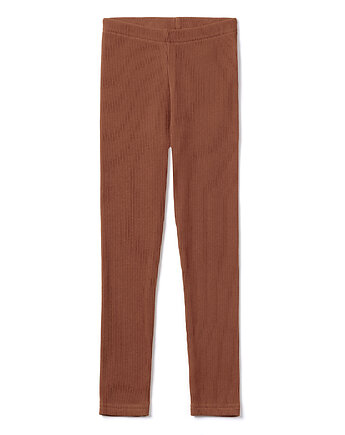 Legginsy dziecięce prążek orzech, bubalove
