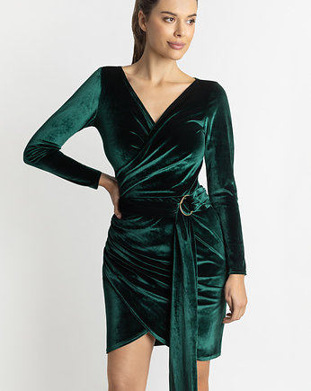 Zielona sukienka ołówkowa Some Grace, WHITE RVBBIT