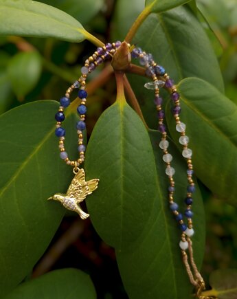 Naszyjnik KOLIBER z kamieniami naturalnymi, Moon Spirit Stones