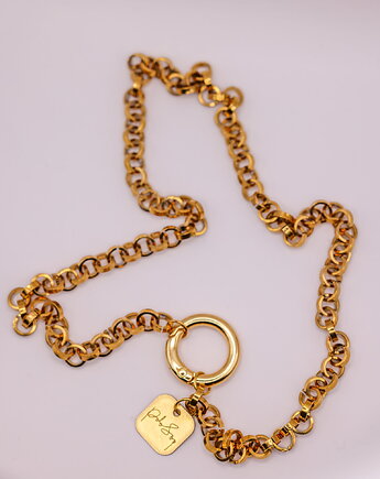 ROMEO naszyjnik basic złoty, POLA ZAG