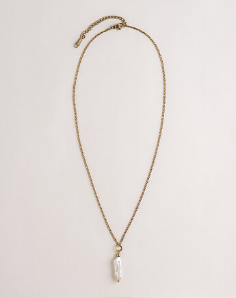 Wisiorek na łańcuszku z podłużną perłą, Konevka store