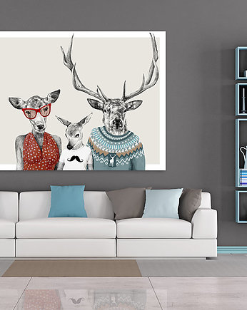OBRAZ NA PŁÓTNIE -  100x80cm LOVE, LUdesign gallery